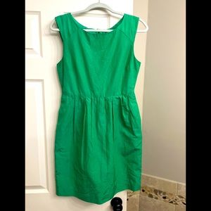 Jcrew factory Kelly green dress - size 6